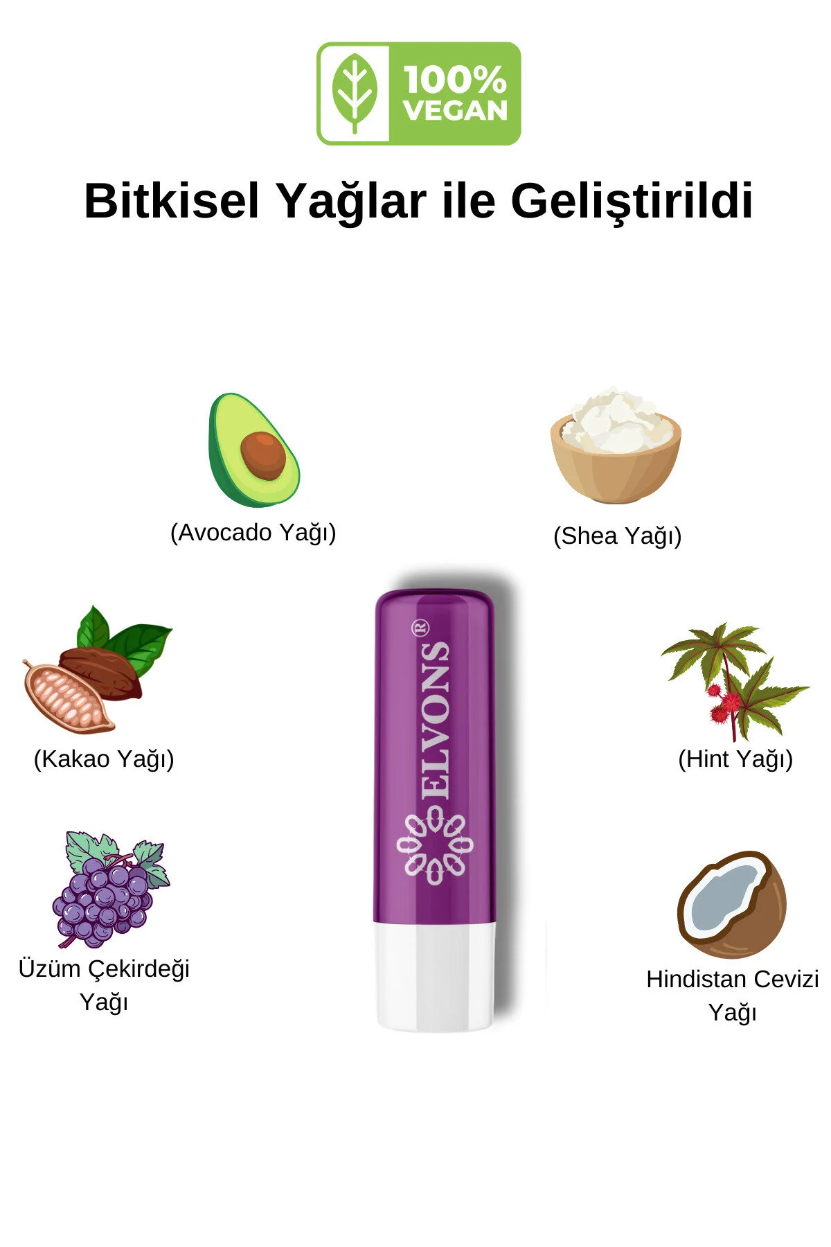 Lip Balm Böğürtlen Extract