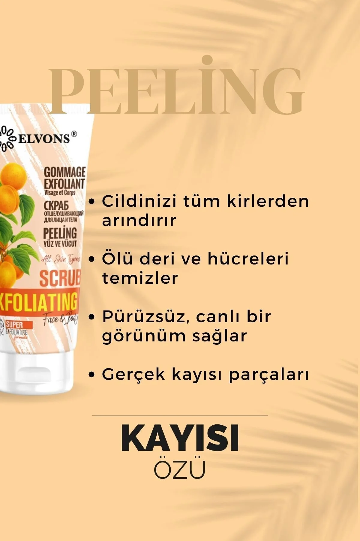 PEELİNG 75 ML YÜZ VE VÜCUT