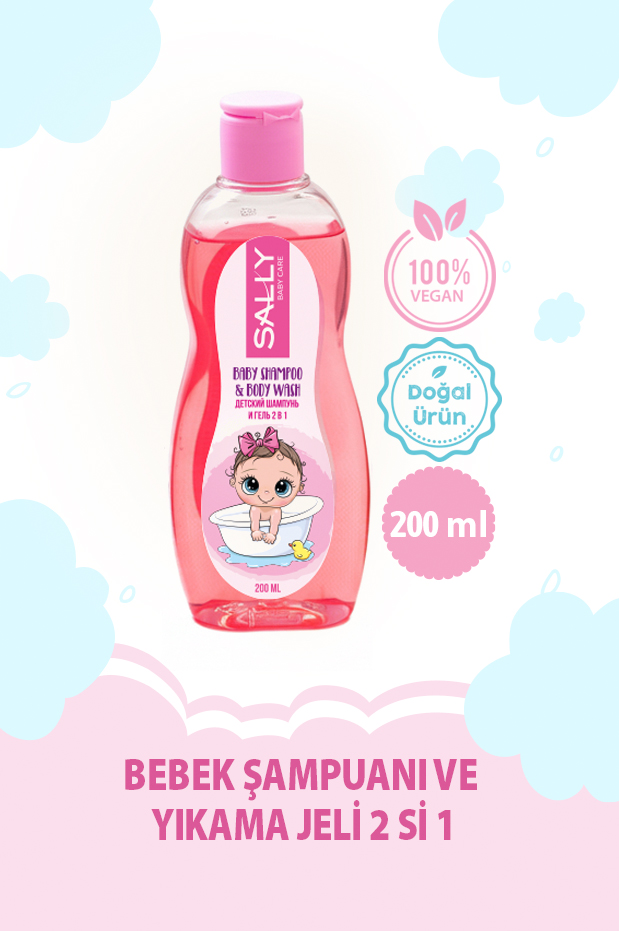 Bebek Şampuan ve Yıkama Jeli Kız Çoçuk