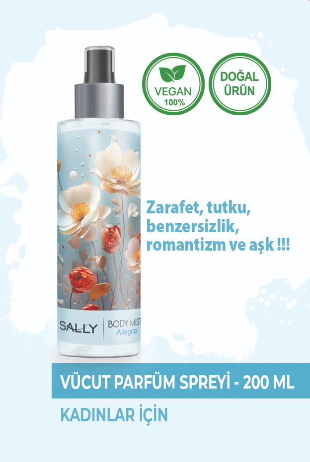 Allegria Body Mist Saç & Vücut Spreyi 200 ml | Kremalderma