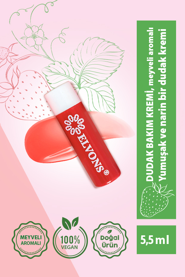 Lip Balm Çilek Extract