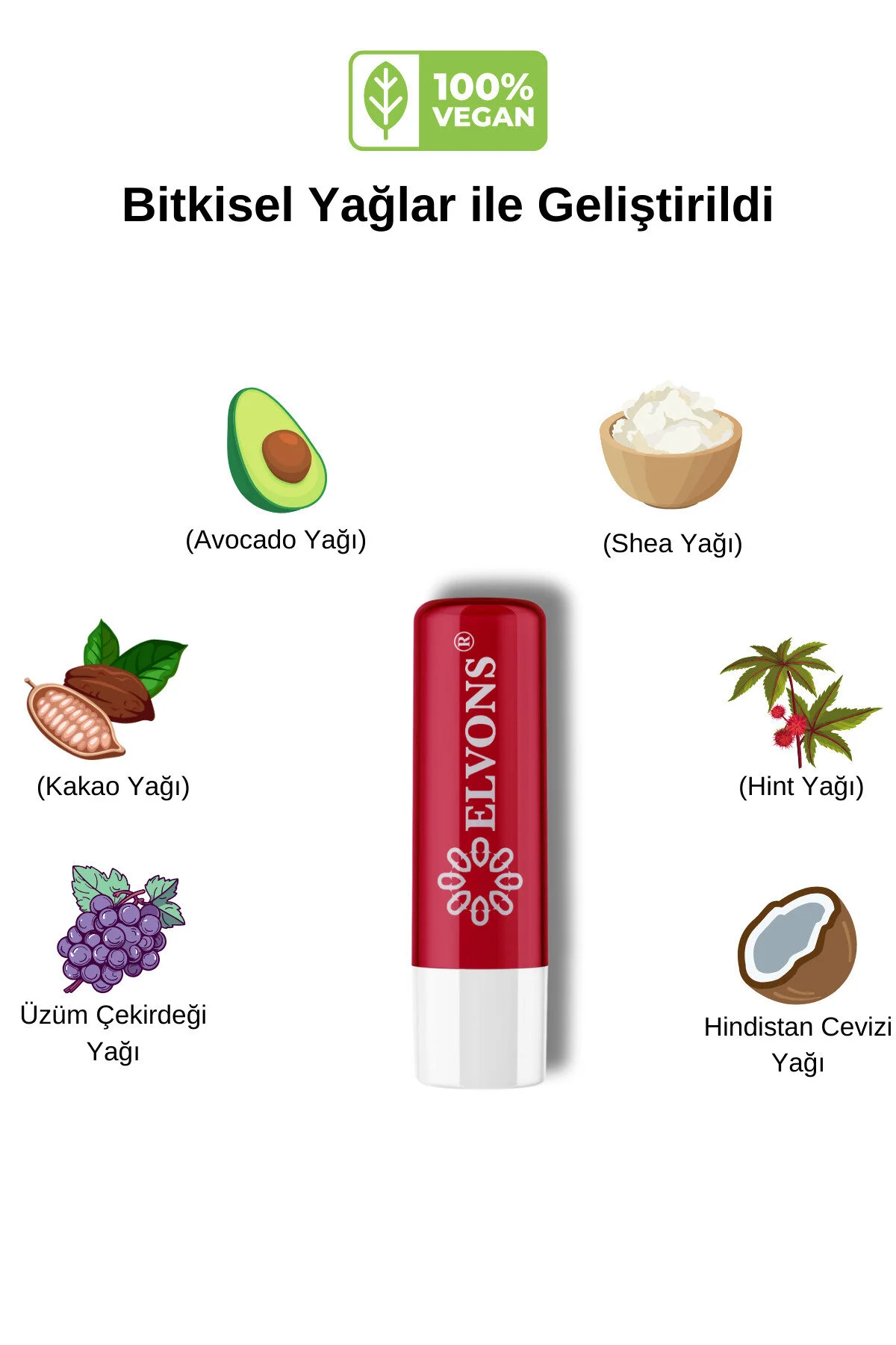 Lip Balm Çilek Extract