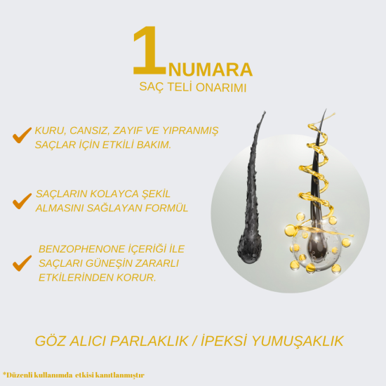 Bal Özlü Şampuan- Hasarlı Kuru Saçlar 1 LT - Görsel 2